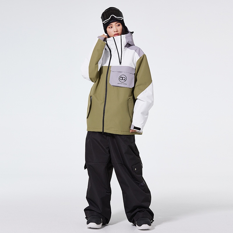 001 Zestaw dla par, męski, damski, zimowy, wodoodporny, ciepły, snowboardowy i narciarski, styl transgraniczny_voghion.com