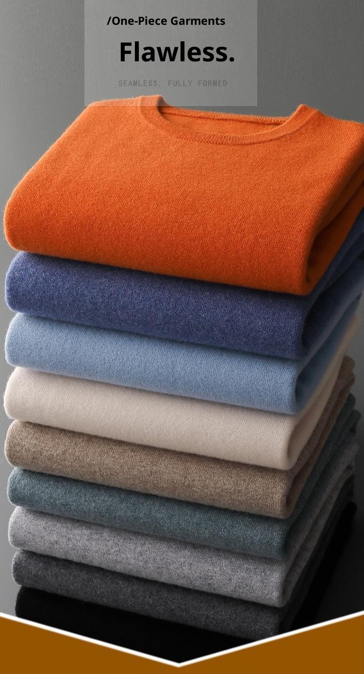 ragazzo Ragazzo Ragazzo 25 Autunno Inverno Prima Linea Pronto da indossare Girocollo Maglione da uomo in lana tinta unita Pullover caldo e largo Base_voghion.com