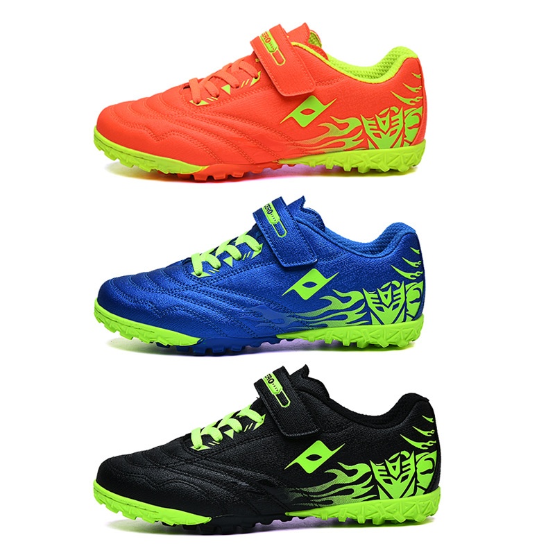 ShoeGlobe Youth TF Fußballschuhe für Kinder, Schüler und Jungen mit Klettverschluss_voghion.com