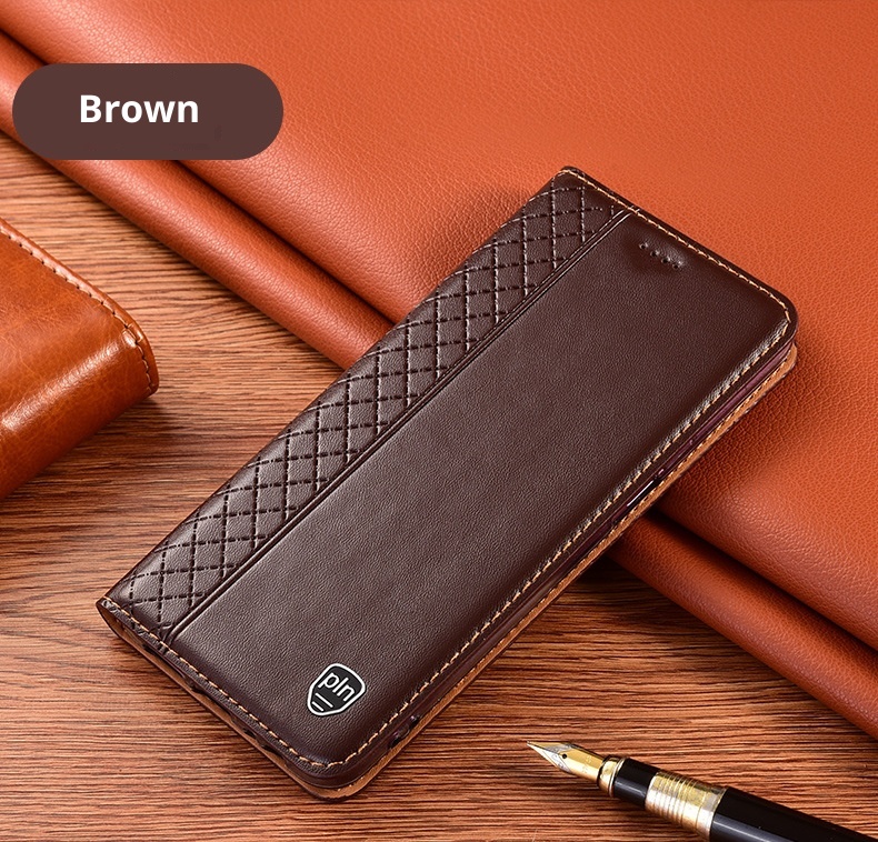 Funda protectora TechGlobe compatible con iPhone 12 mini y 12 Pro, de piel auténtica (16e)._voghion.com