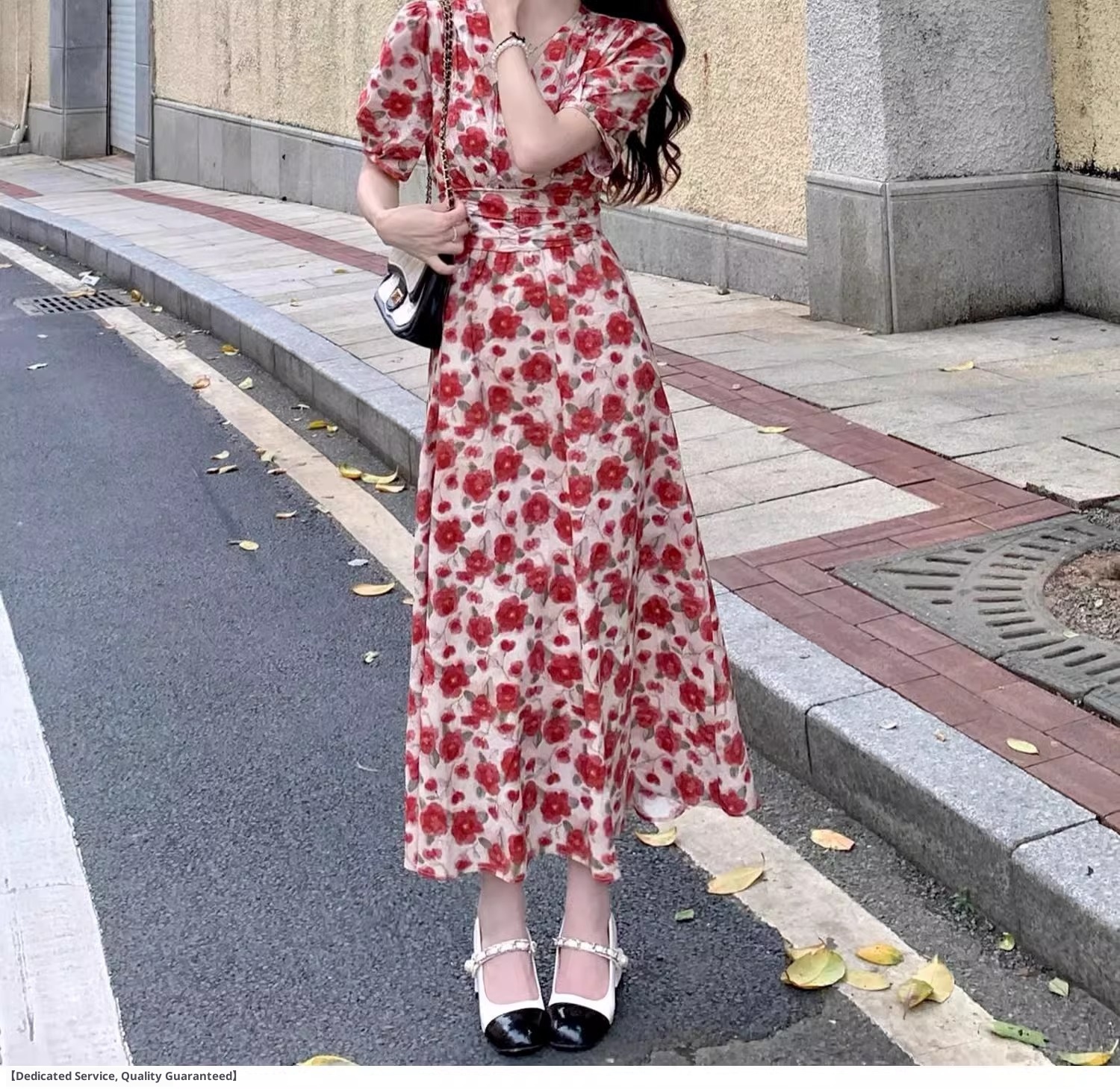 ChicShe Plus Size Tea Break French Women's Summer High-end Sense Large Hem For Plus-size Women Slimming Elegant Godd Style_voghion.com