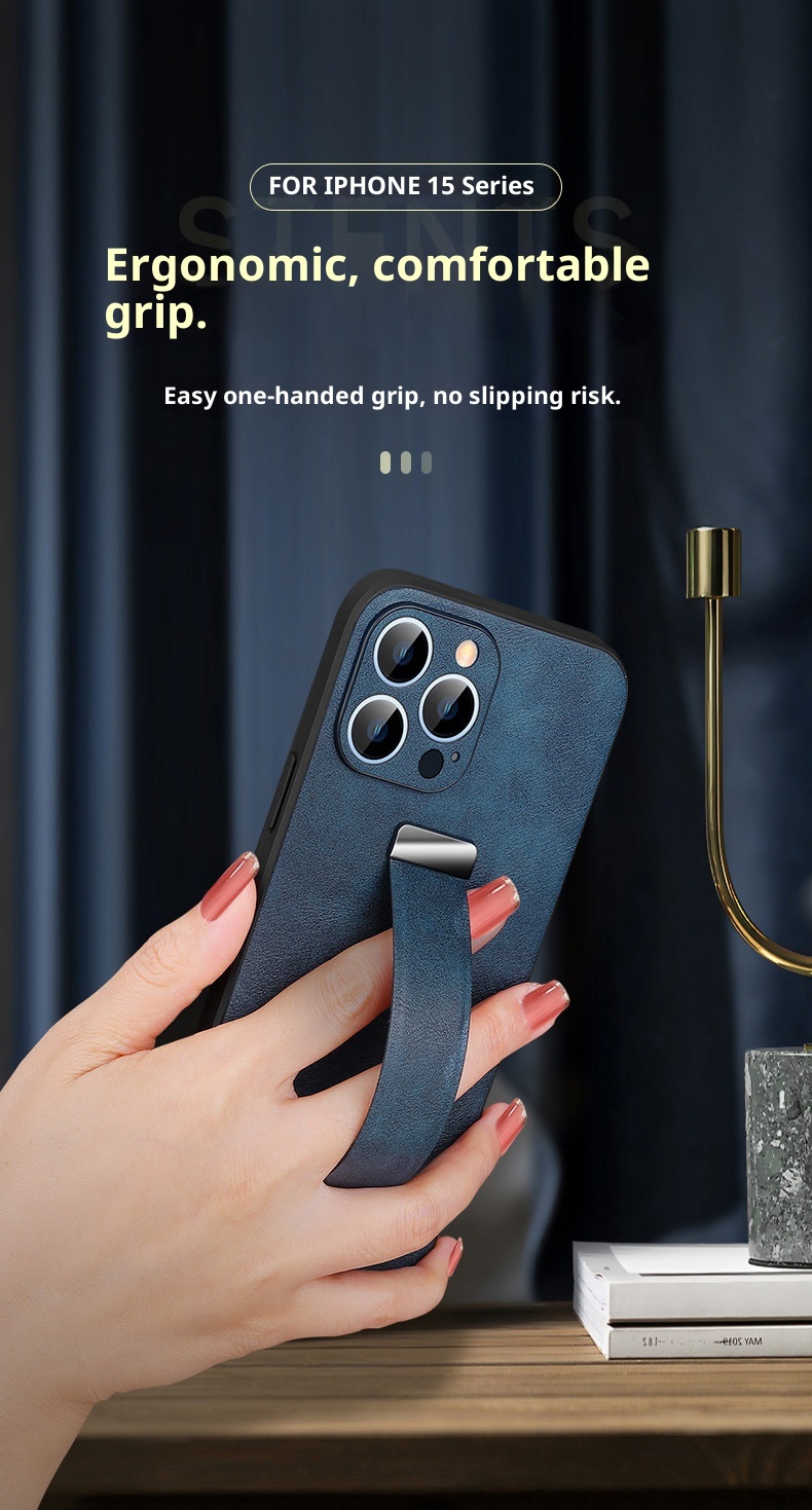 TechGlobe SULADA Trendy Cool Compatible With 15/14/13/12 Phone Case IPhone 15 Pro Max Leather Cover_voghion.com