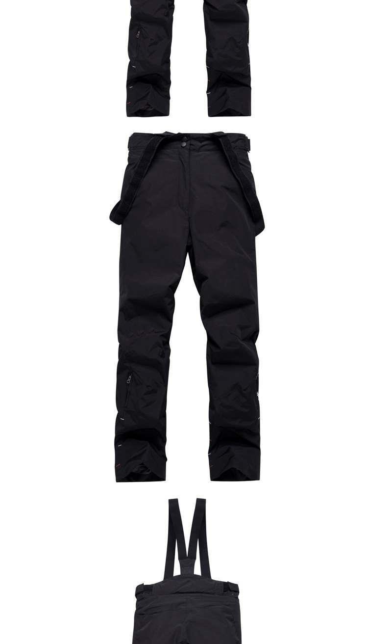 001 Salopette da sci per uomo e donna, invernale, antivento, in caldo cotone, con una o due tavole staccabili._voghion.com