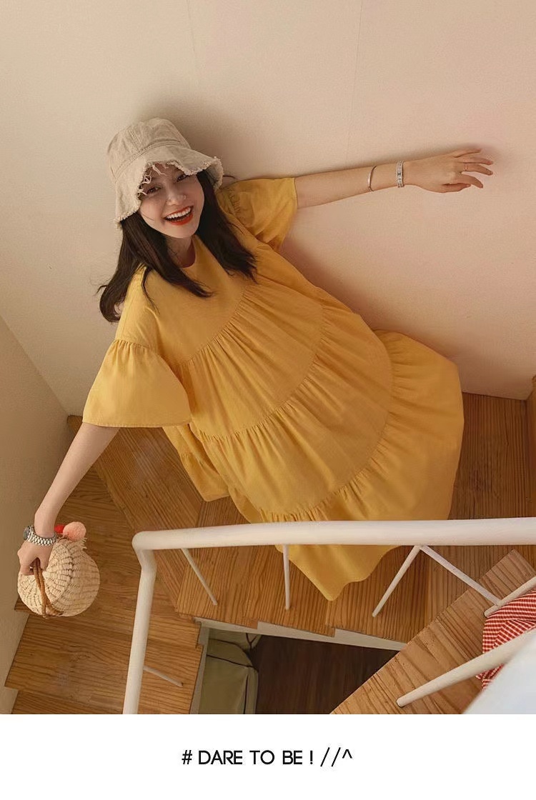 Jupe longue de maternité ChicShe, style coréen, européen et américain, tendance été, grande taille, pour femmes enceintes_voghion.com