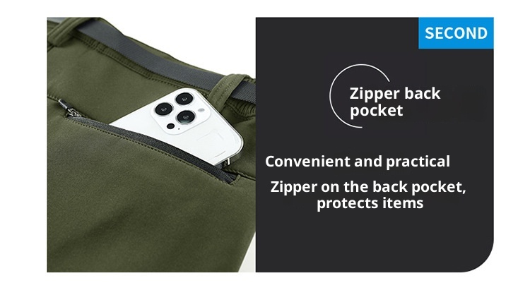 001 Outdoor Casual Long Windproof Watproof Thickened Cold-proof Warm Mountaineing Fleece Softshell Pants Men Autumn_voghion.com