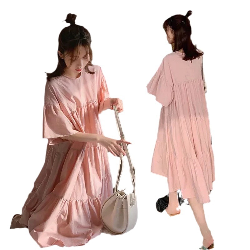 Jupe longue de maternité ChicShe, style coréen, européen et américain, tendance été, grande taille, pour femmes enceintes_voghion.com