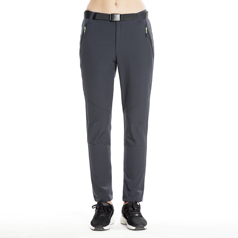 001 Outdoor Softshell Pants For Men And Women, Winter Fleece-Lined Thickened Hiking Skiing Windproof Waterproof Fleece Soft_voghion.com