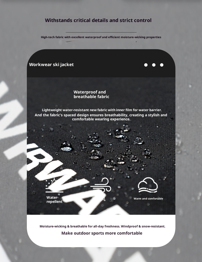 001 2023 Pantaloni da sci invernali alla moda in stile coreano per uomo e donna, impermeabili, caldi e da neve_voghion.com