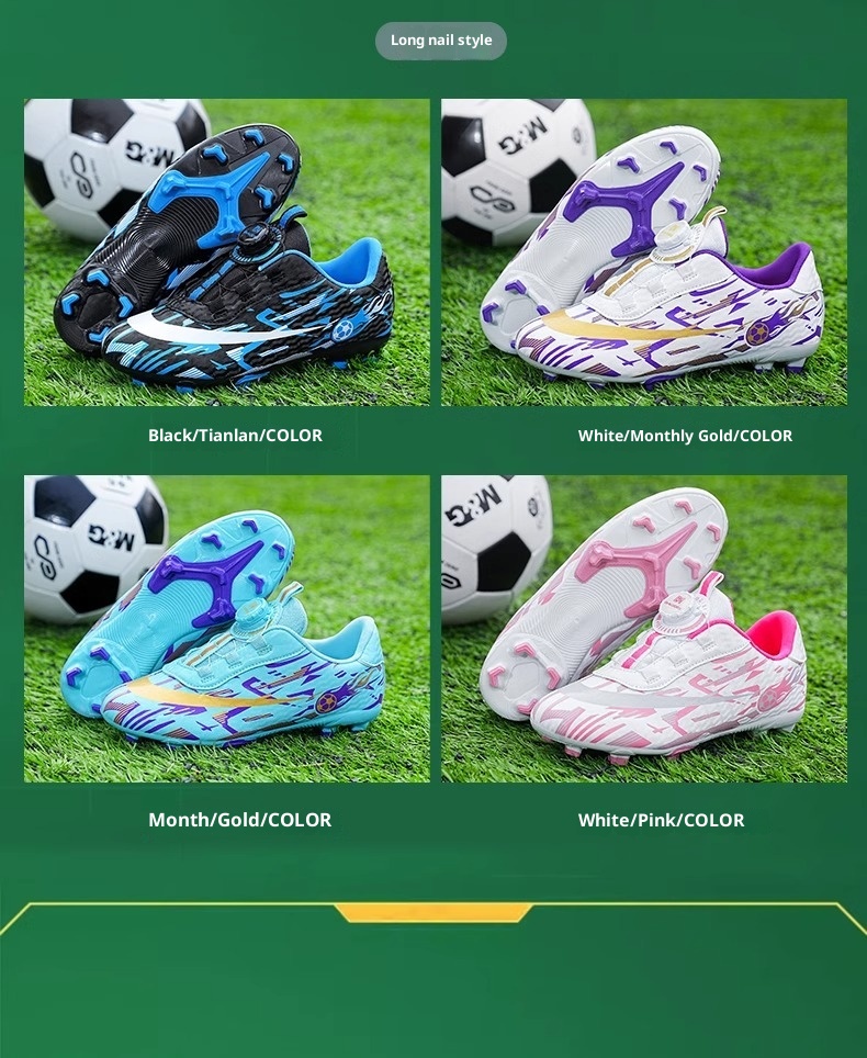 ShoeGlobe Children's Long Professional For Girls, Elementary School Students, Competition Training Special, Girls' Grassland Spike_voghion.com