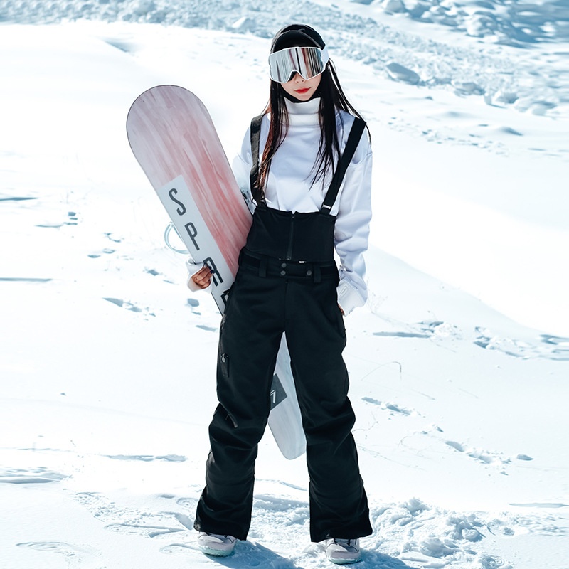 001 Trendy Suit For Men And Women, Korean Style, Windproof, Waterproof, Warm, Padded Snow Pants, Outdoor Thickened Ski Pants_voghion.com