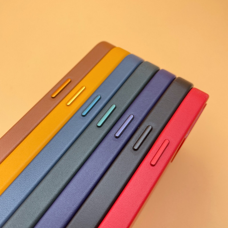 TechGlobe Suitable IPhone 12 Leather/Genuine Leather Phone Case With Magnetic Attachment And Animation For Mini/Pro Max_voghion.com