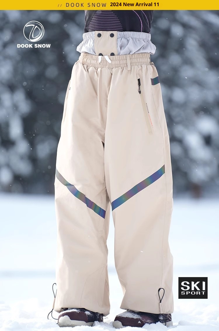 Pantalons de snowboard d'hiver coupe-vent et imperméables pour hommes et femmes, équipement professionnel de ski et de plein air disponible en gros. En stock._voghion.com