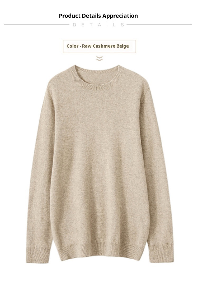 nahtloser, einreihiger Herrenpullover aus 100 % reiner Wolle mit Rundhalsausschnitt, ideal für Business und Freizeit. Auch in Übergrößen erhältlich._voghion.com