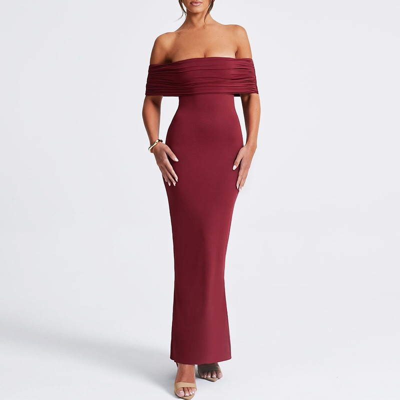 ChicShe Sommerkleid 2025: Schulterfreies, rückenfreies, figurbetontes, langes und elegantes Bodycon-Kleid (Großhandel)_voghion.com