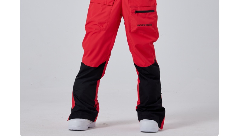 Salopette tendance 001 pour femme, pantalon de snowboard et de ski pour homme, coupe-vent, imperméable, chaud et respirant, idéal pour les activités de plein air._voghion.com