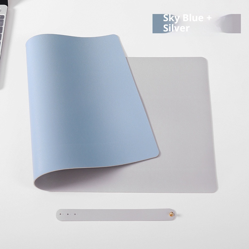 3c Manufacturer In Stock Cross-Border Leather Mouse Large Waterproof Office Desk Mat Student Writing Pad With Logo_voghion.com