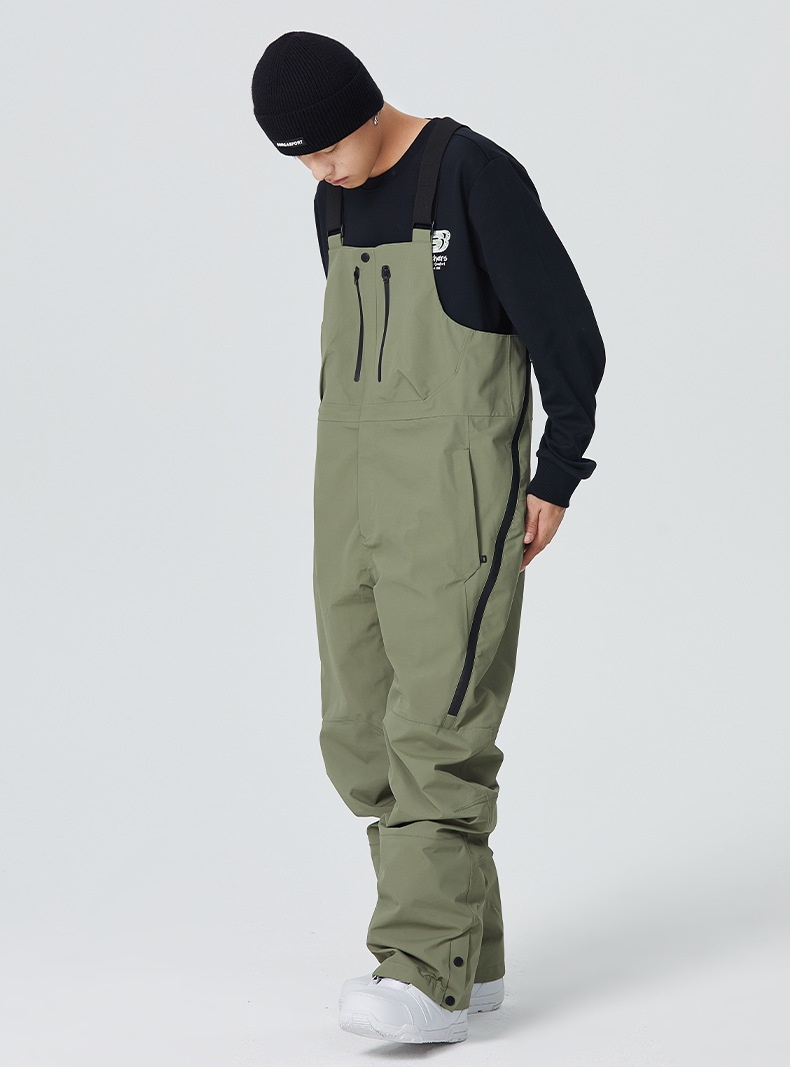 001 23-24 Schneesaison SEARIPE Snowboardanzug Latzhose für Damen und Herren Wasserdicht Verdickt Warm 3L_voghion.com