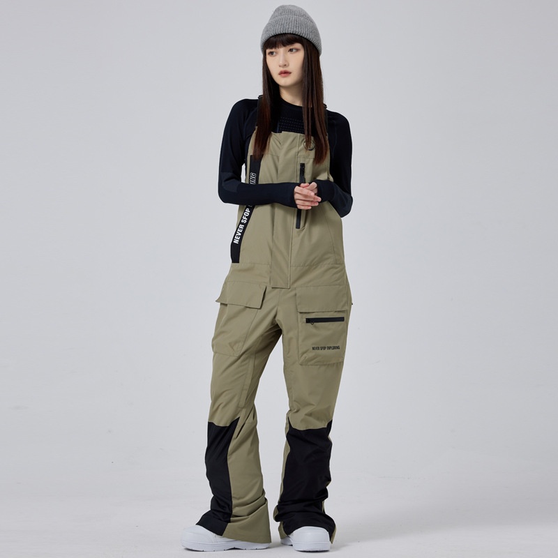 Salopette tendance 001 pour femme, pantalon de snowboard et de ski pour homme, coupe-vent, imperméable, chaud et respirant, idéal pour les activités de plein air._voghion.com