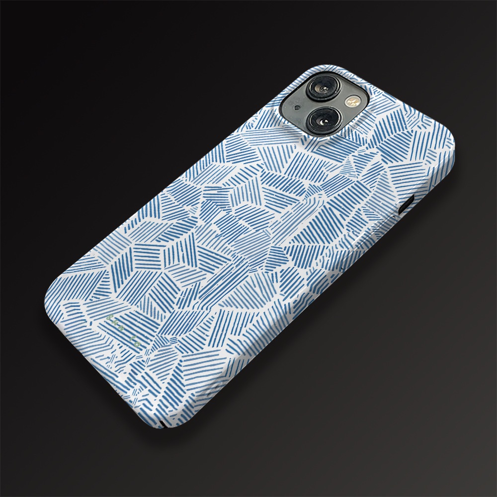 Coque rigide TechGlobe Ins Style Personality Patchwork à rayures, compatible avec iPhone 16 Pro Max/14/11/X_voghion.com