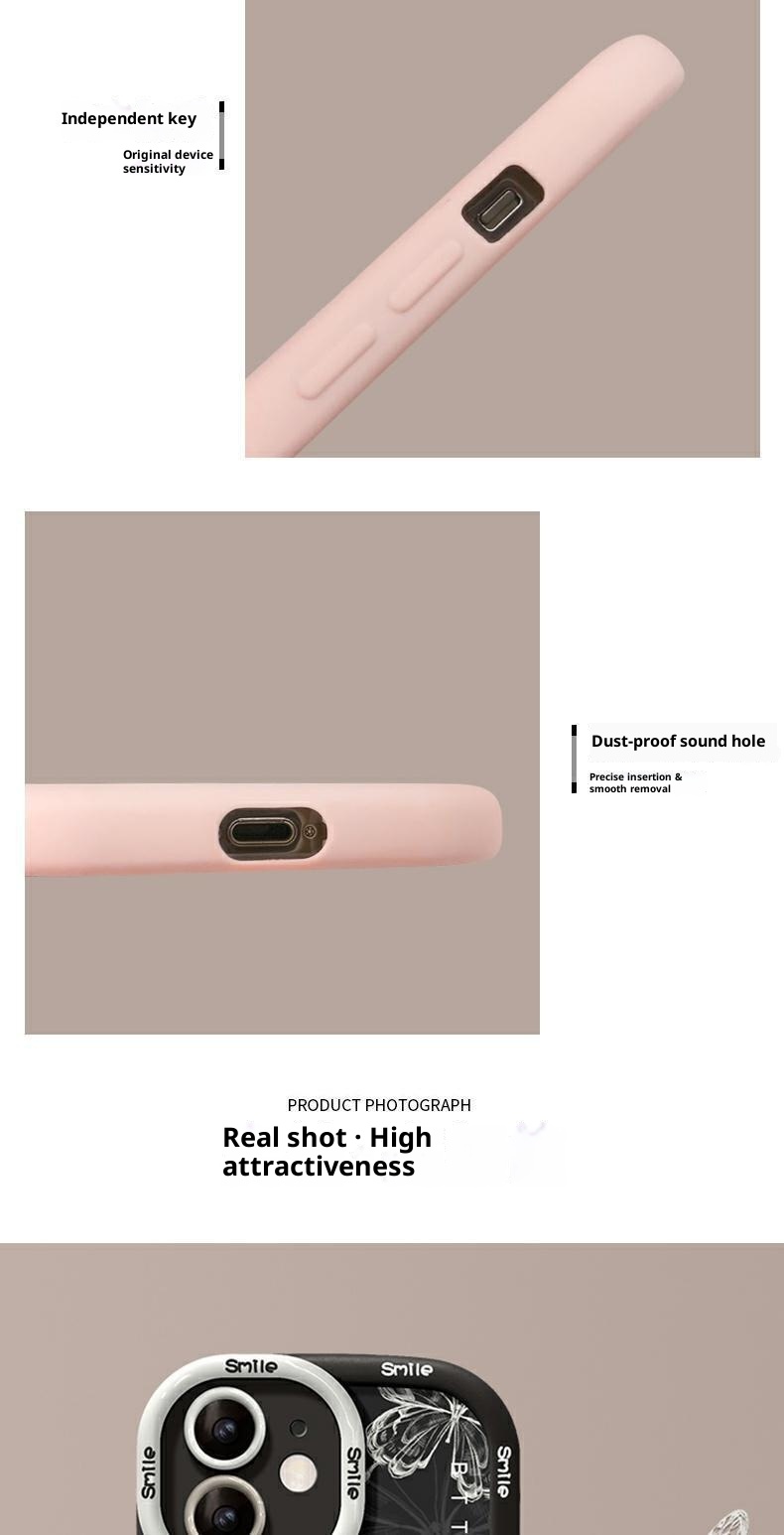 TechGlobe Coque Puff Papillon Plein Écran Compatible avec iPhone 13 et iPhone 14 Pro Max Creative Ins_voghion.com