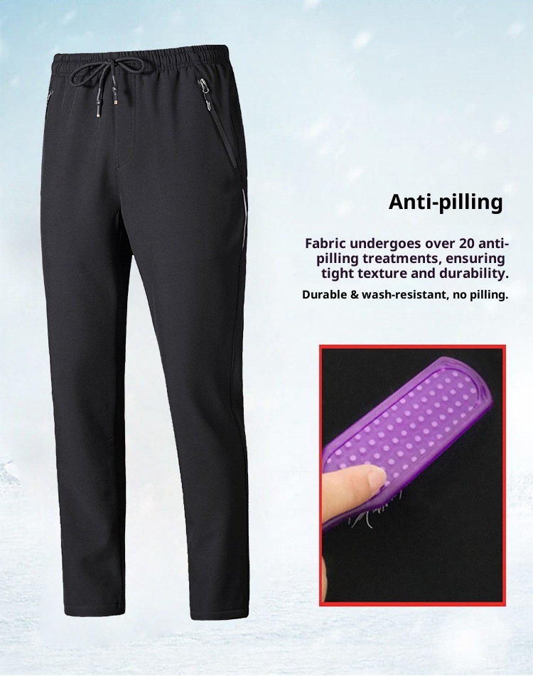 001 Tantu Herren Outdoor Winter Softshell Fleece gefüttert Verdickt Winddicht Wasserdicht Wander-Thermo-Skihose für Damen_voghion.com