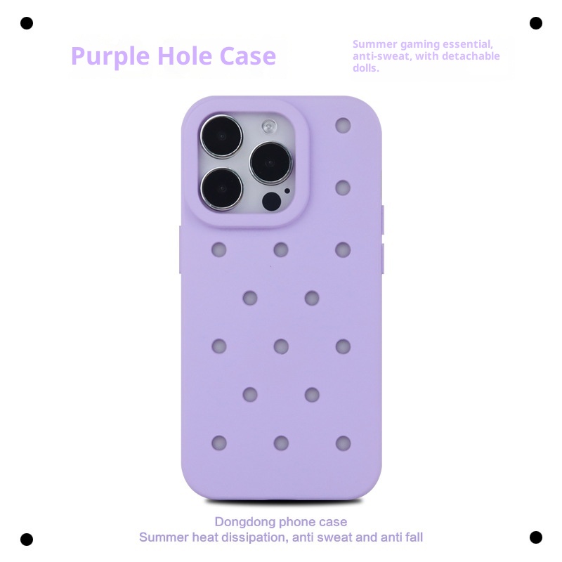 Custodia per telefono con foro esclusiva per il commercio estero transfrontaliero di TechGlobe, compatibile con 15 Pro Max/16, in vendita in Giappone e in Corea_voghion.com