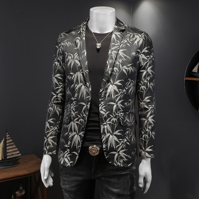 QFV507045555501<2 QFV507045555501<2 Europe Station 2025 Uomo Autunno Nuovo Casual Jacquard Piccolo Abito Uomo 7510 - Disponibilità a Lungo Termine_voghion.com