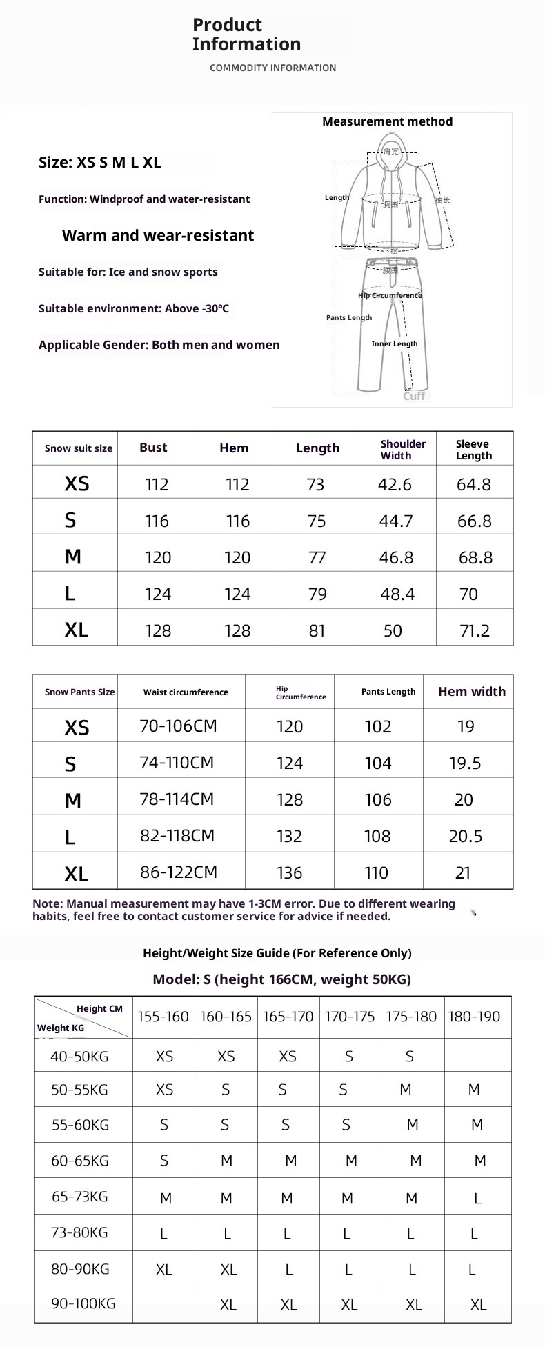 001 New Set For Men Women, Hoodie Set, Oversized Snowboard And Snow Ski Suit_voghion.com