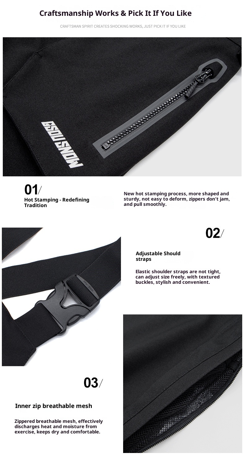 001 Gsousnow Strap Męskie Luźne Wodoodporne Ciepłe Spodnie Snowboardowe Damskie Jednoczęściowy Kombinezon Narciarski_voghion.com