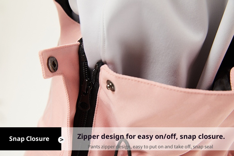 001 New Men's Women's Single And Double Board Ski Wear-Resistant Strap Winter Outdoor Waterproof Wind-Legged One-Piece Snow_voghion.com