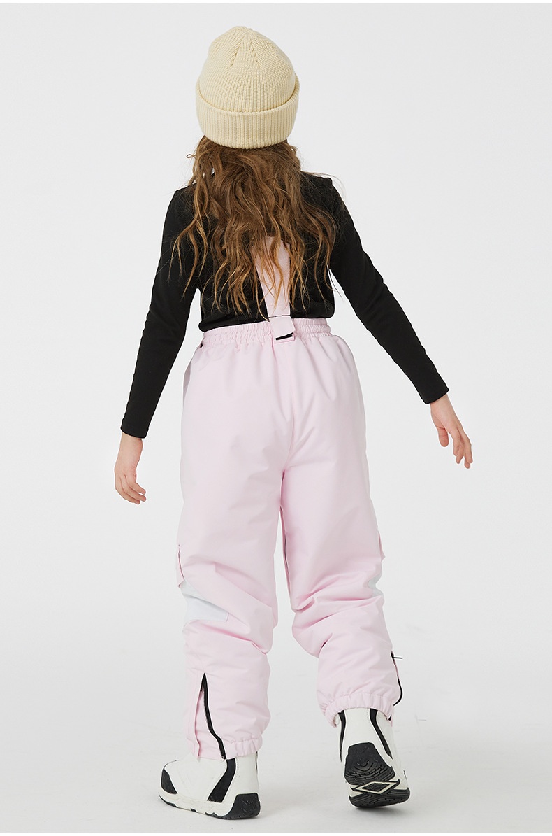 001 Yeni Çocuk Kayak Pantolonu Erkek Kız Kış Su Geçirmez Sıcak Açık Hava Snowboard Tulumları Soğuğa Dayanıklı_voghion.com