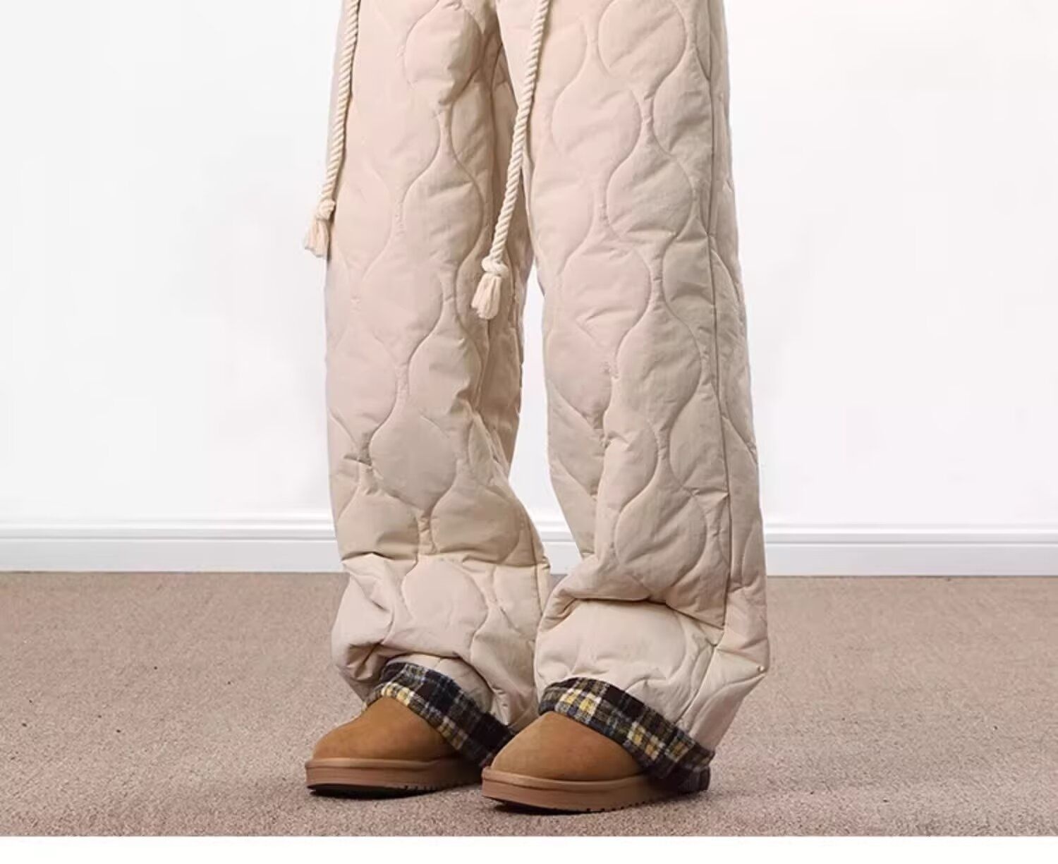 Pantalones de invierno informales, gruesos, impermeables, resistentes al viento y al esquí, de algodón con estampado de calabaza de calidad original (001). Estilo moderno para hombre._voghion.com