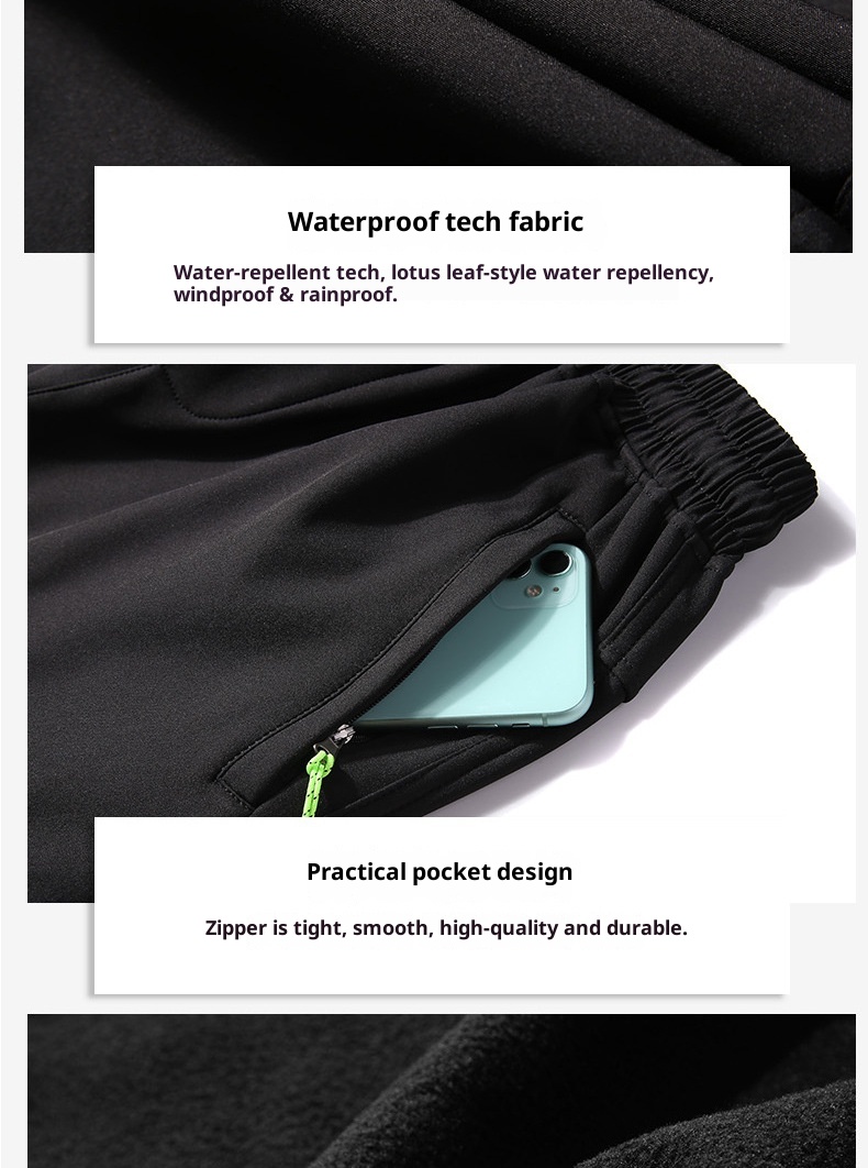 001 Pantaloni da sci e trekking impermeabili antivento e antifreddo da uomo e donna, da coppia, per autunno e inverno, spessi_voghion.com