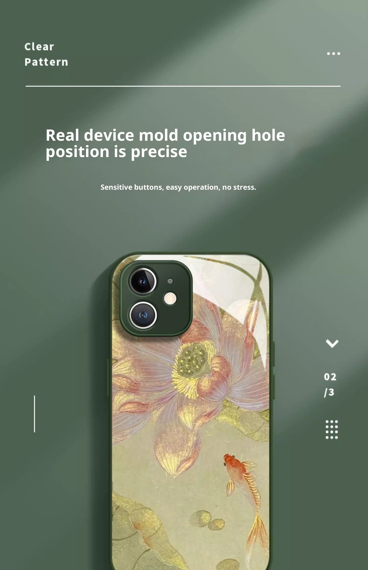 TechGlobe Koi Lotus Suitable For 15 National Trend Phone Case IPhone 13 Pro Liquid 12 Glass 7 High-end Full Coverage_voghion.com