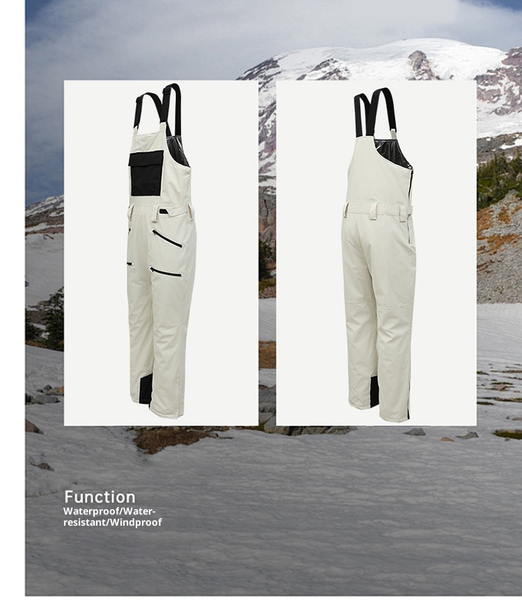 001 Completo da lavoro invernale, completo da snowboard e da sci, antivento, impermeabile, alpinismo, pantaloni termici da sci, unisex_voghion.com