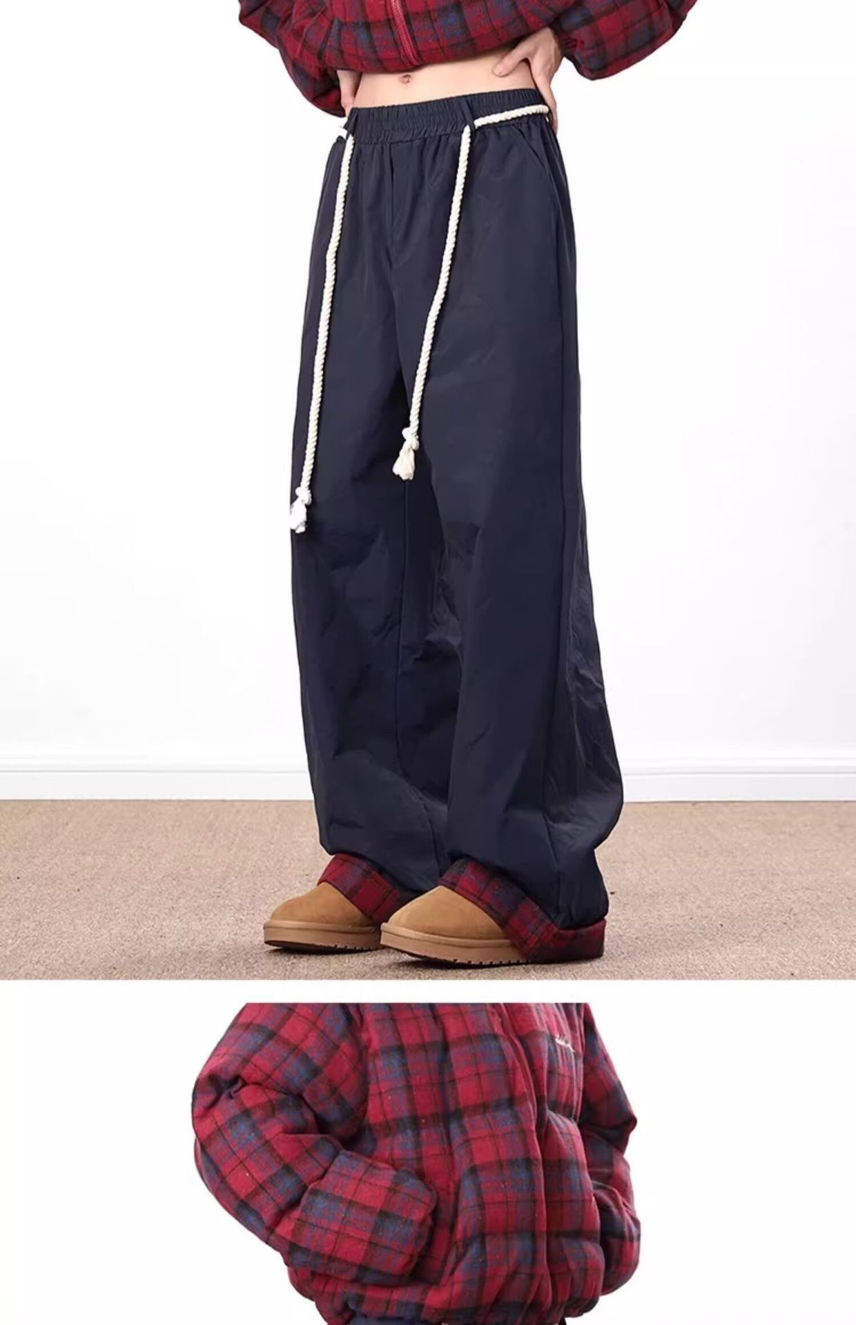 Pantalones de invierno informales, gruesos, impermeables, resistentes al viento y al esquí, de algodón con estampado de calabaza de calidad original (001). Estilo moderno para hombre._voghion.com