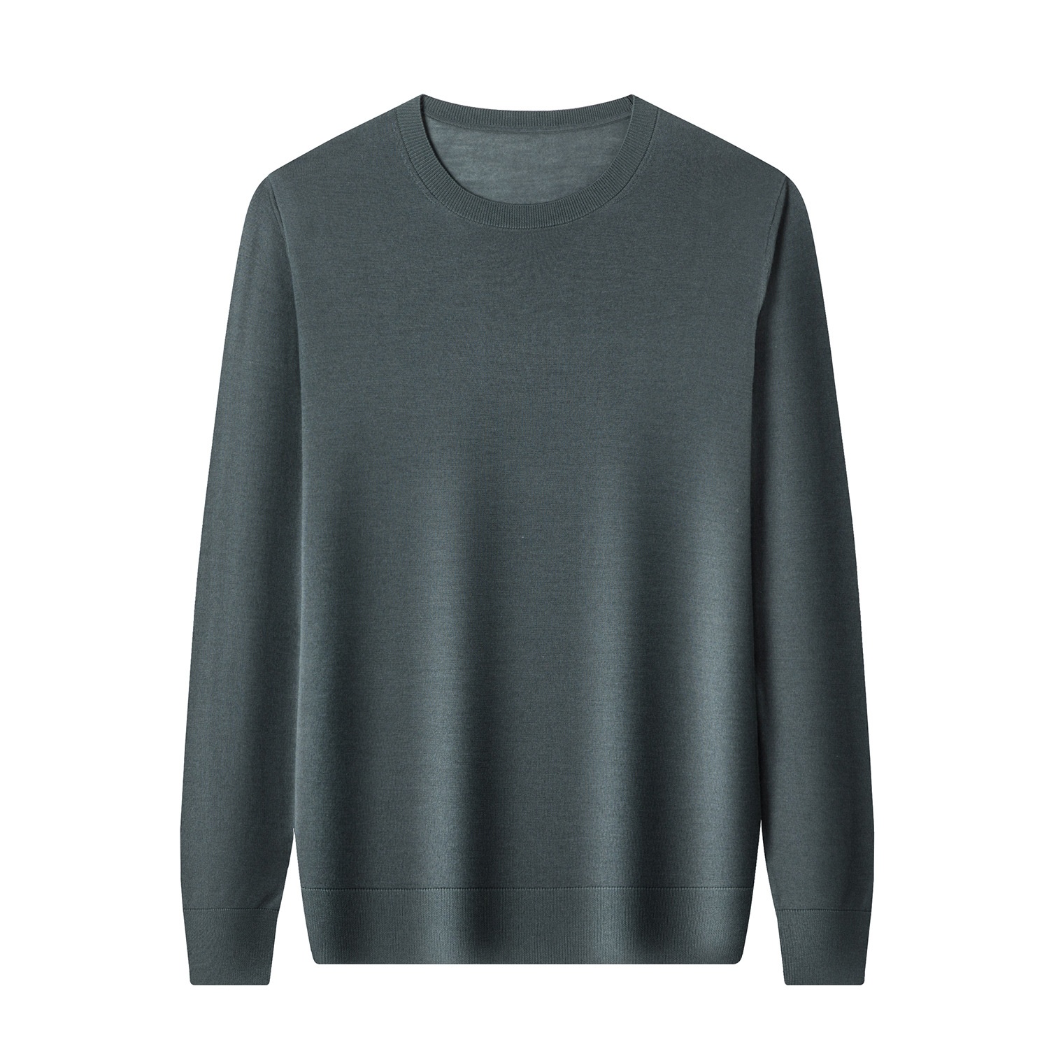 Maglione in lana fine anni '60, lavabile in lavatrice, da uomo, girocollo stretto, manica lunga, lavorato a maglia, primavera autunno, sottile_voghion.com