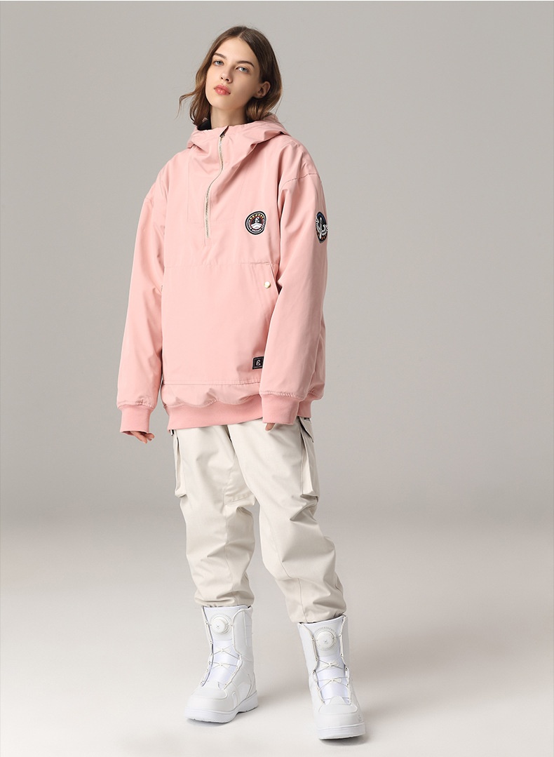 001 Xueyi Pai Double Board Snowboard For Women And Men Waterproof Warm Leggings Pants Ski Suit Korea_voghion.com