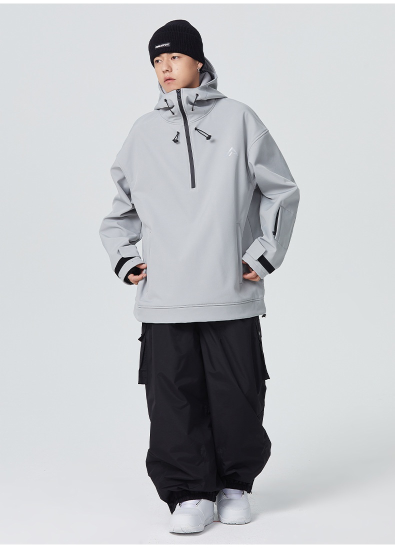 001 SEARIPE Xueyipai 3L Ski For Women And Men, Snowboard Waterproof Windproof Warm Fully Glued Professional Loose Pants_voghion.com