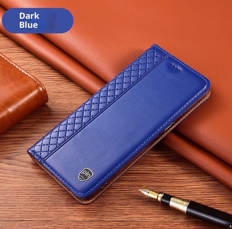 Funda protectora TechGlobe compatible con iPhone 12 mini y 12 Pro, de piel auténtica (16e)._voghion.com