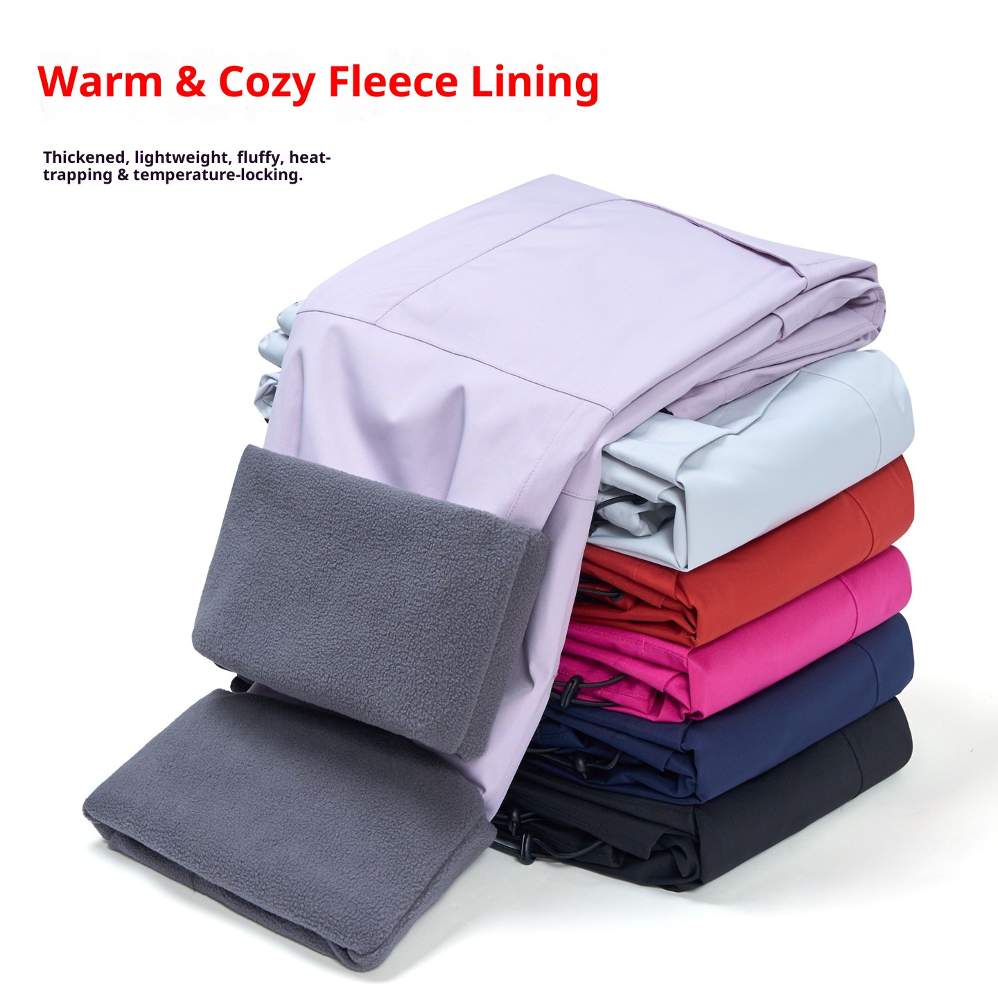 001 Neue wasserdichte Softshell-Jacke nach Nationalstandard für Damen, warm fleecegefüttert, winddicht, kältebeständig, ideal für Outdoor-Aktivitäten und Bergsteigen_voghion.com