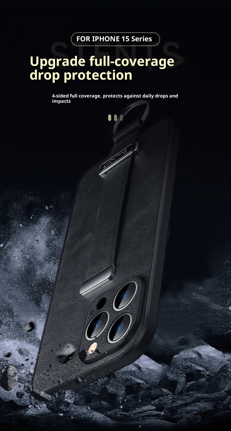 TechGlobe SULADA Trendy Cool Compatible With 15/14/13/12 Phone Case IPhone 15 Pro Max Leather Cover_voghion.com