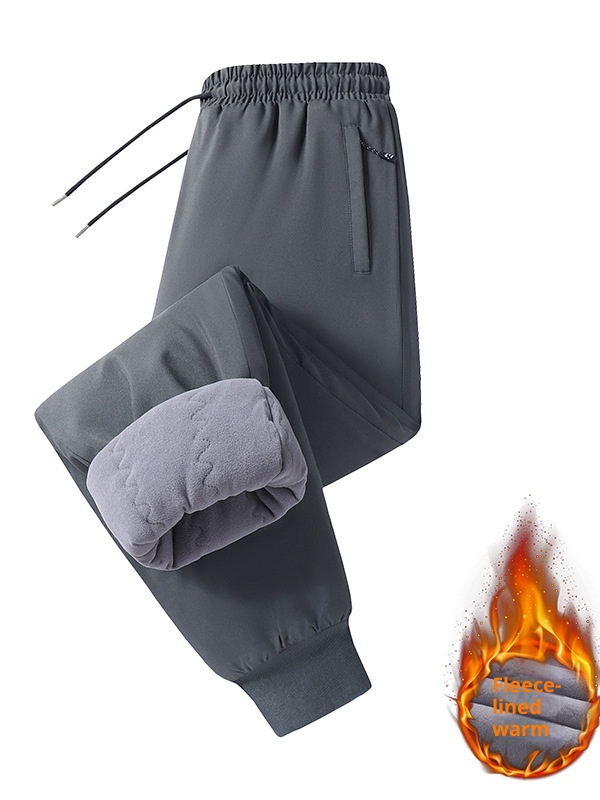 001 Northeast Harbin Snow Town Down Pants Warm Fleece Thickened Unisex Windproof Waterproof Cold-Proof Ski Gear_voghion.com