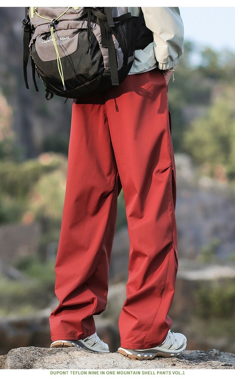 Pantaloni da sci invernali antivento impermeabili e antifreddo, spessi e foderati in pile termico, 001 Northeast Harbin Town, per uomo e donna_voghion.com