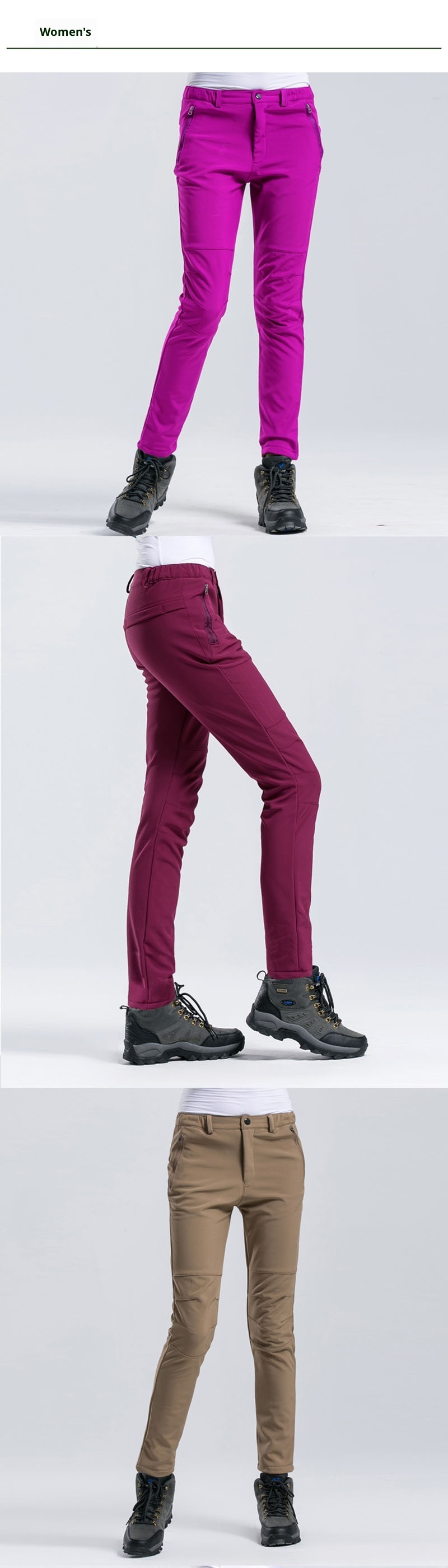 001 Softshell Fleece Jacket For Men And Women, Outdoor Hiking Skiing, Thickened Waterproof Windproof, Autumn Winter, Plus_voghion.com