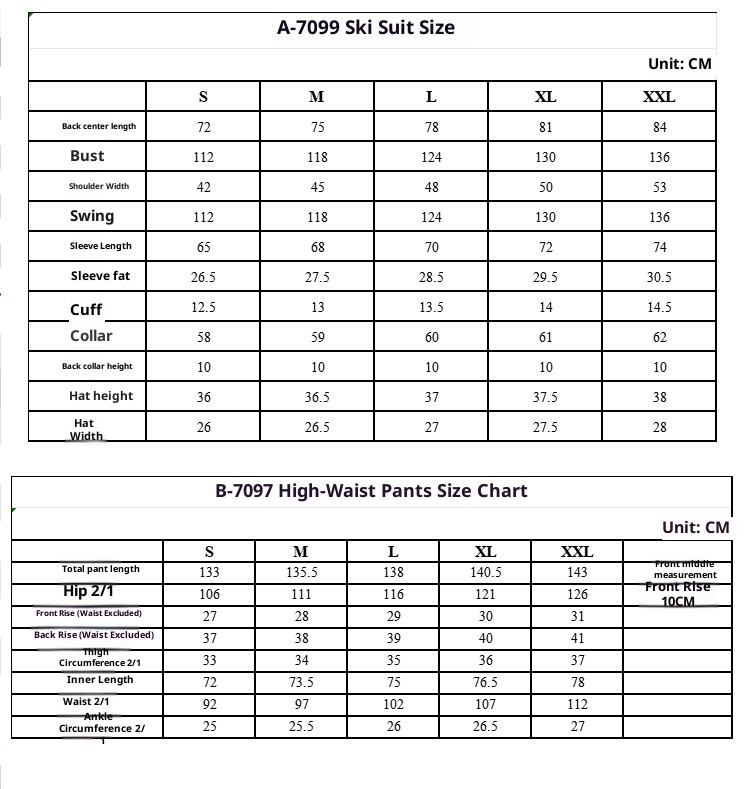 001 Completo da lavoro invernale, completo da snowboard e da sci, antivento, impermeabile, alpinismo, pantaloni termici da sci, unisex_voghion.com