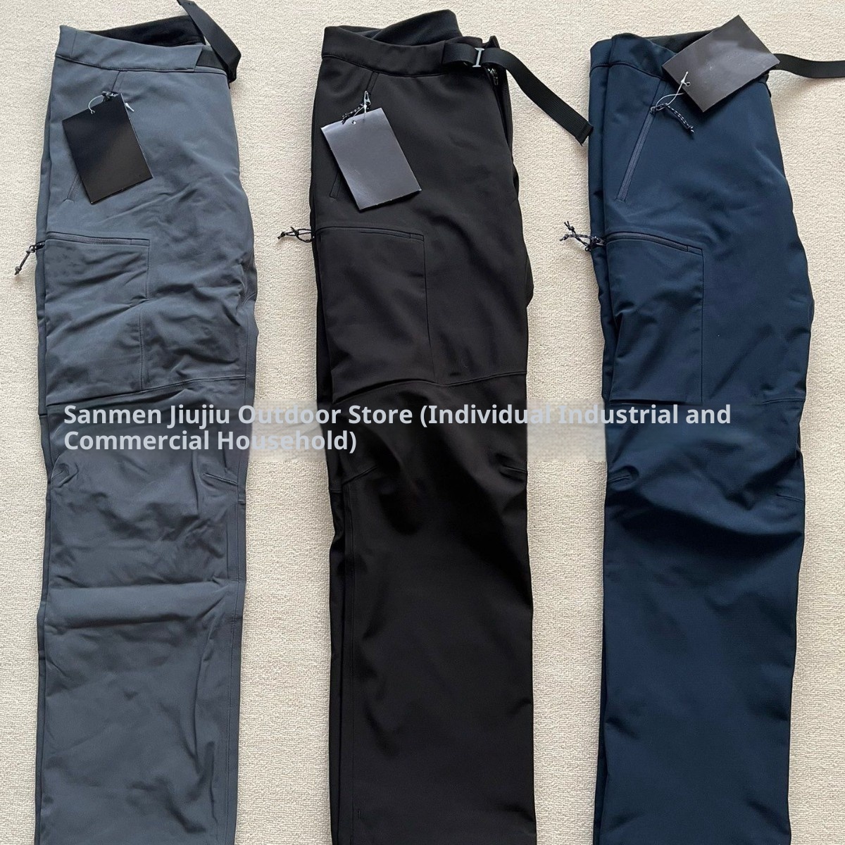 001 Soulful Brand Taizhou Niaojia Gamma Zipper Outdoor Spodnie sportowe Softshell z laminowaną podszewką z polaru_voghion.com