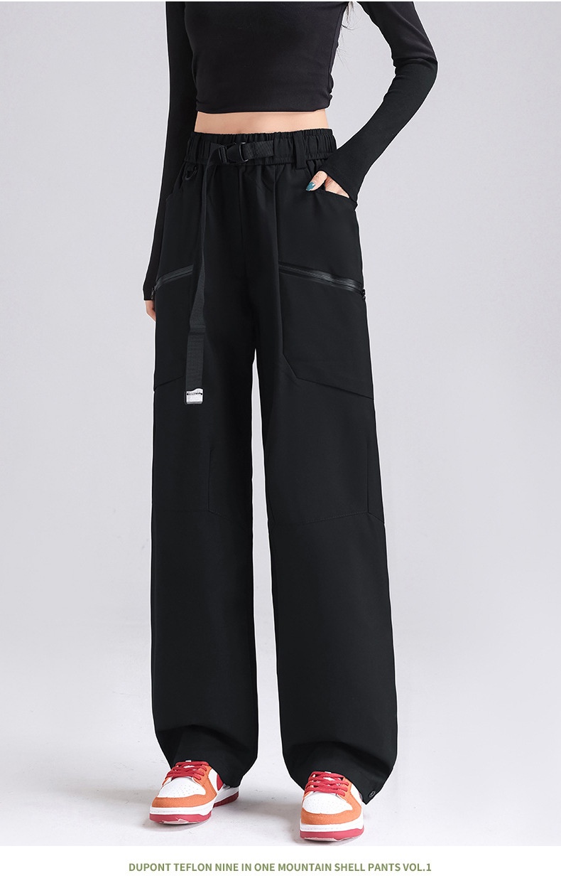 001 Luo Tuo Giacca a vento da donna, autunno e inverno, 3 in 1, antivento, impermeabile, cargo, per uomo, casual, sport, sci_voghion.com