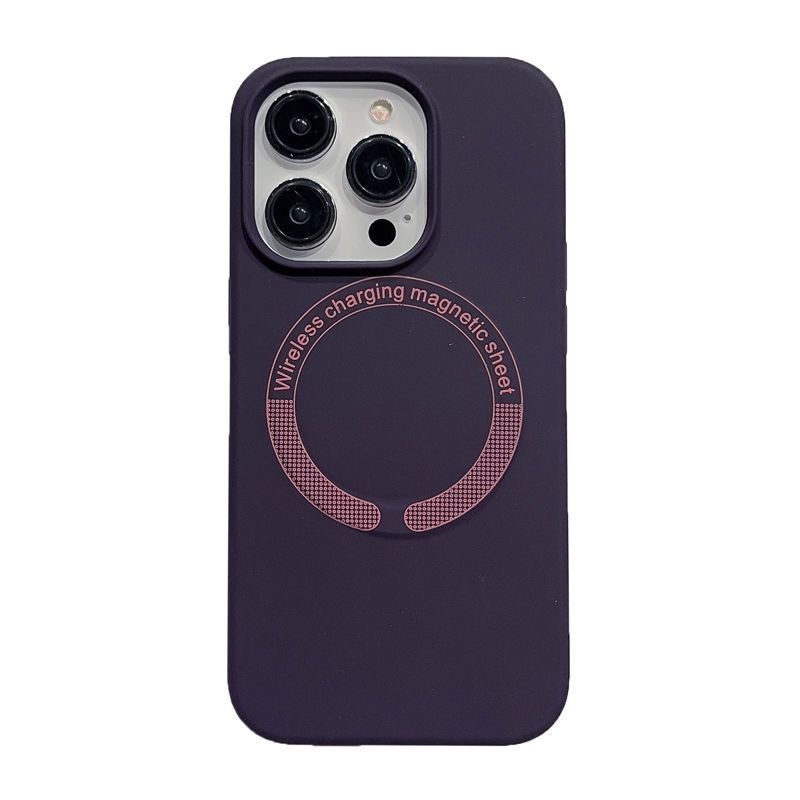 Étui de téléphone TechGlobe compatible avec iPhone 17 Pro Max, chargement magnétique liquide, en silicone avec large ouverture, protection antichoc 14 pouces_voghion.com