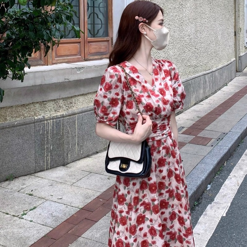 ChicShe Plus Size Tea Break French Women's Summer High-end Sense Large Hem For Plus-size Women Slimming Elegant Godd Style_voghion.com